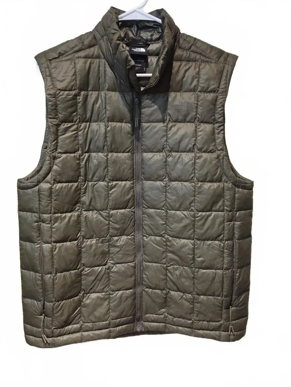 The North Face Men’s ThermoBall Eco Vest Olive Green Medium Insulated